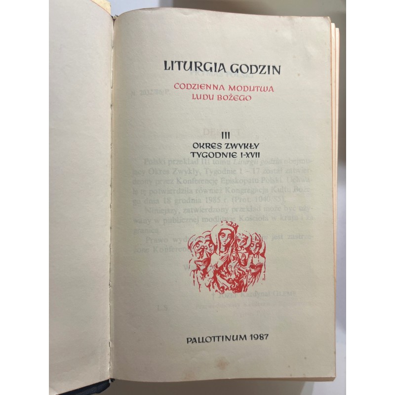 Liturgia godzin tom 1-4