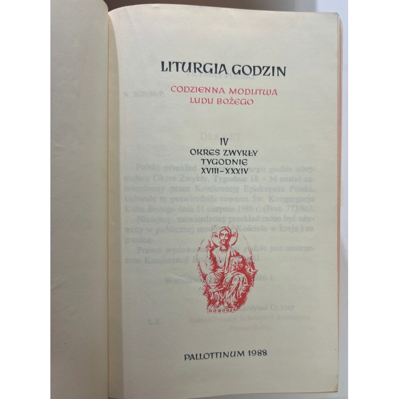 Liturgia godzin tom 1-4