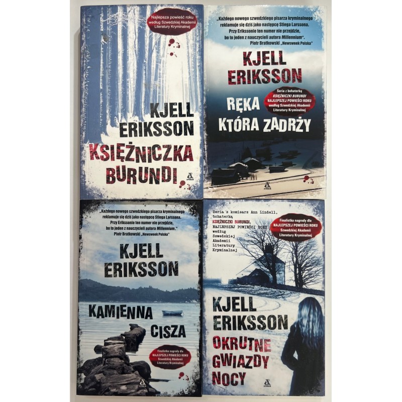 Kjell Eriksson zestaw 4 książek
