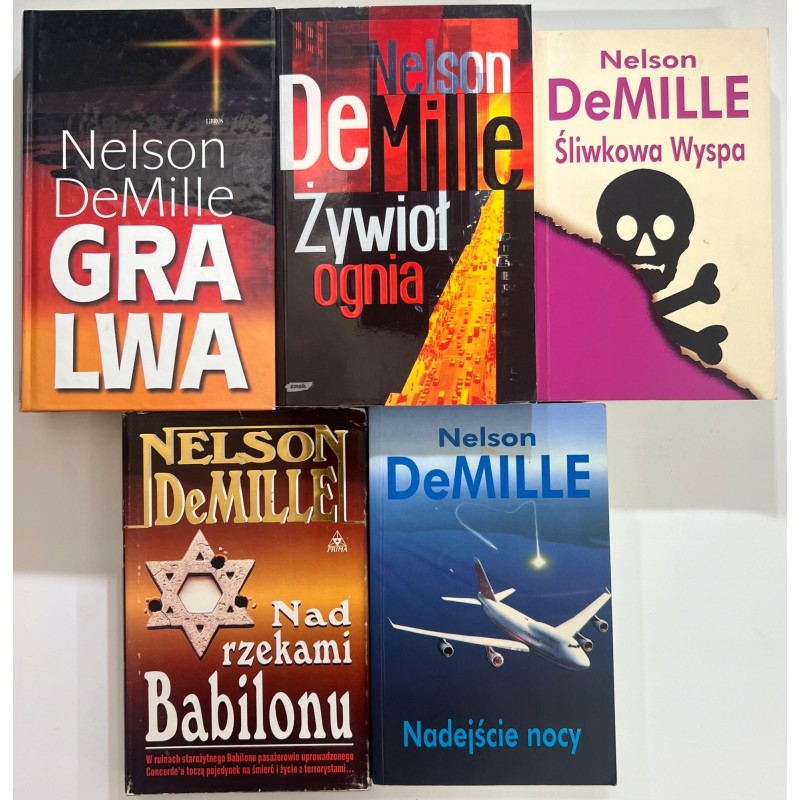 Zestaw 5 książek Nelson DeMille