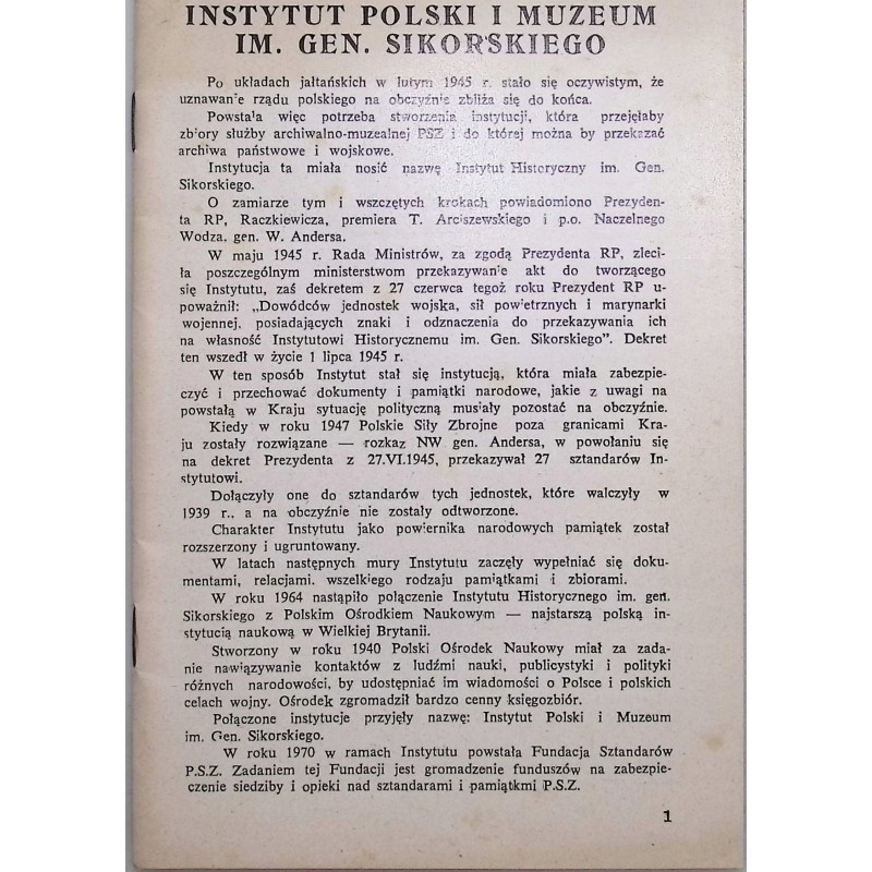 Instytut Polski i Muzeum im. gen. Sikorskiego