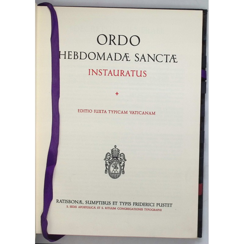 Ordo Hebdomadae Sanctae Instauratus