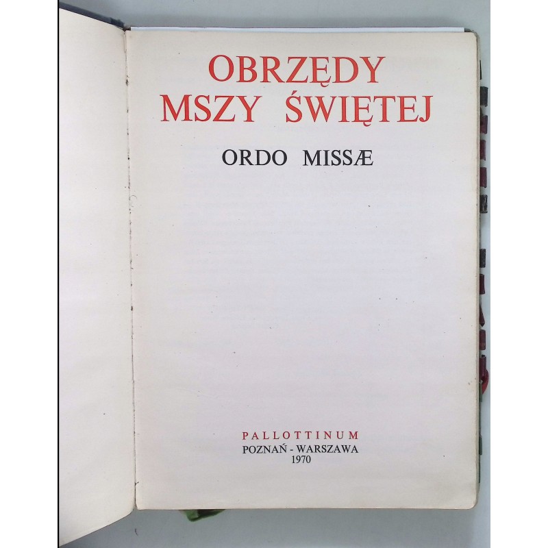 Obrzędy Mszy Świętej