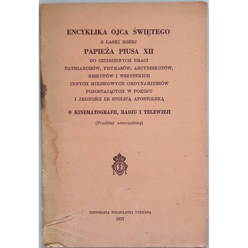 Encyklika ojca świętego z łaski bożej