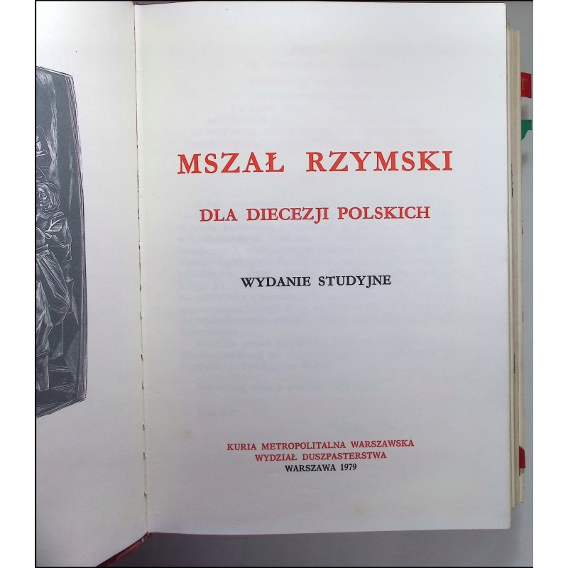 Mszał Rzymski dla Diecezji Polskich Wydanie studyjne