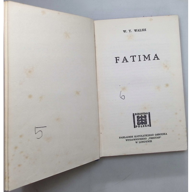 Fatima - W. T. Walsh