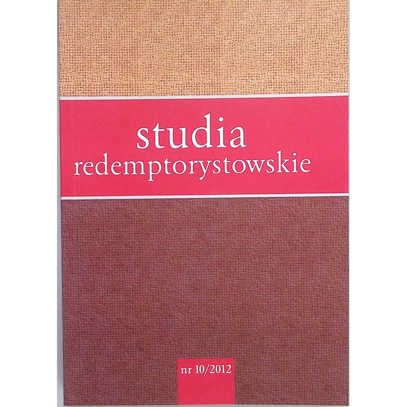 Studia redemptorystowskie nr 10/2012