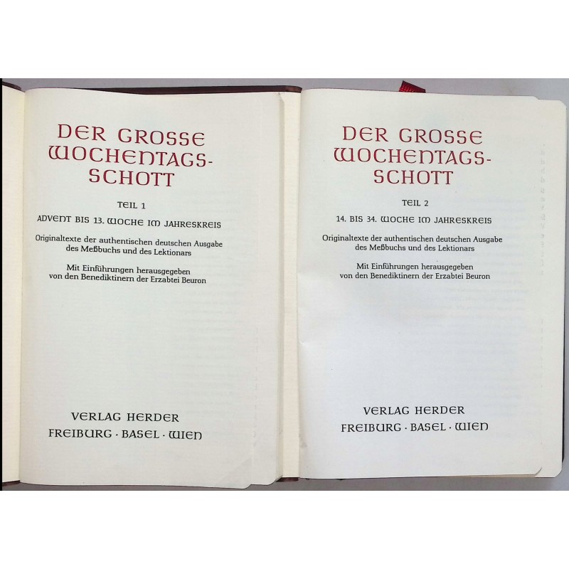 Der Grosse Wochentags schott tom