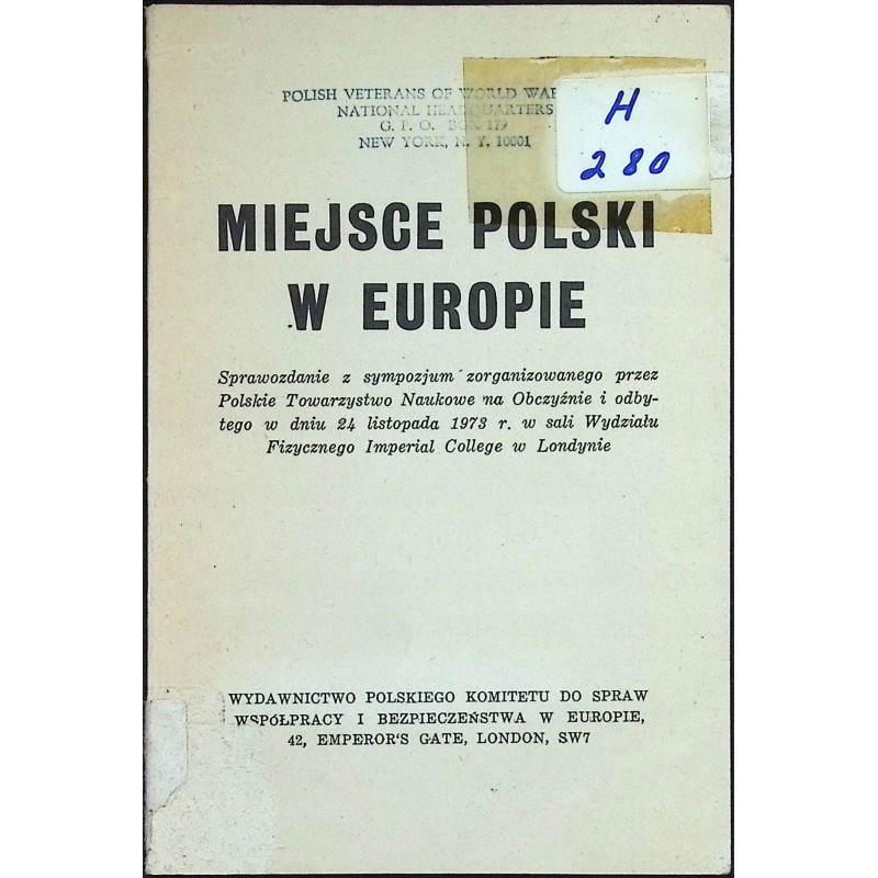 Miejsce Polski w Europie