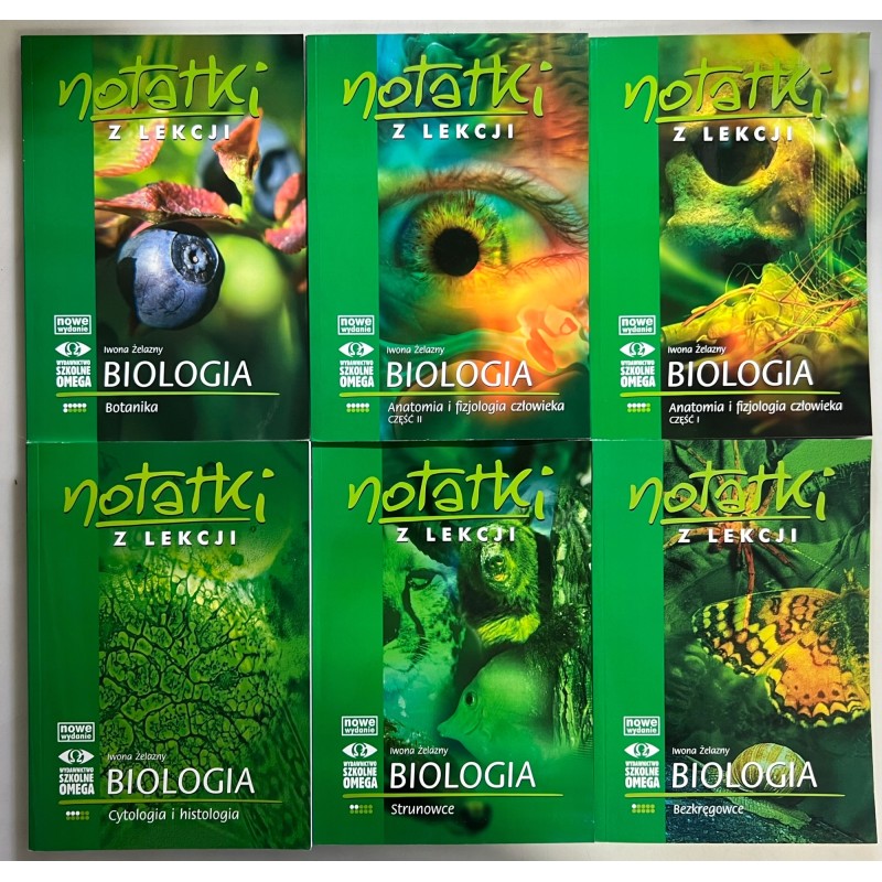 Notatki z lekcji biologia tom 1-6