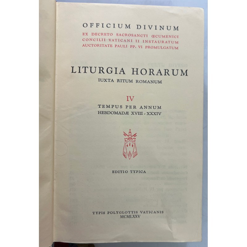 Liturgia Horarum Tom 1-4