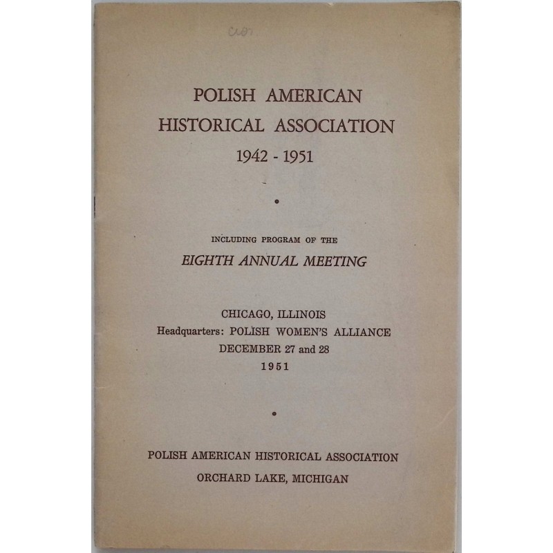 Polish American historical association 1942-1951
