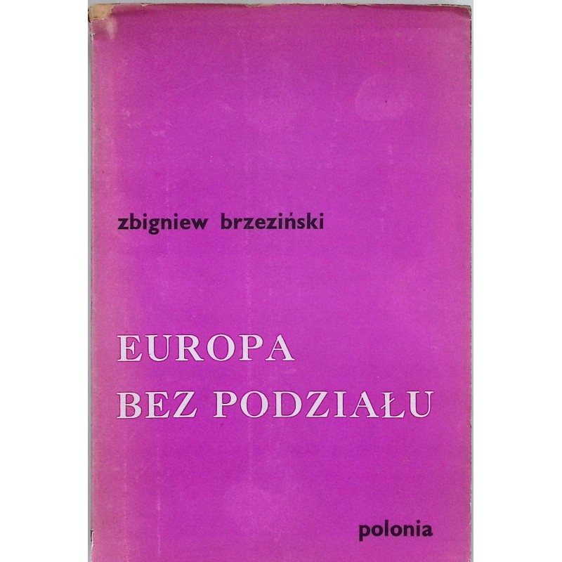 Europa bez podziału Brzeziński