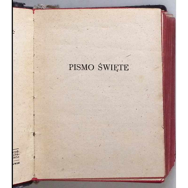 Pismo Święte Nowego Testamentu przekł. Eugeniusza Dąbrowskiego