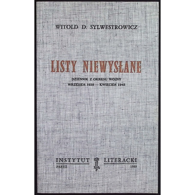 Listy niewysłane Witold Sylwestrowicz