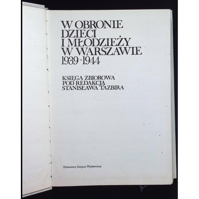 W obronie dzieci i młodzieży w Warszawie