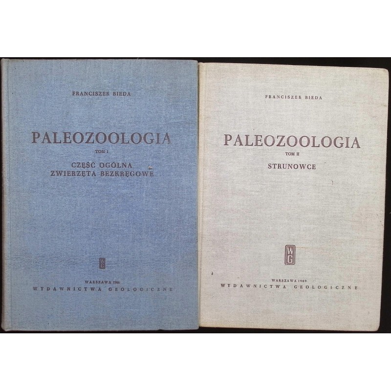 Paleozoologia Tom 1-2 Franciszek Bieda