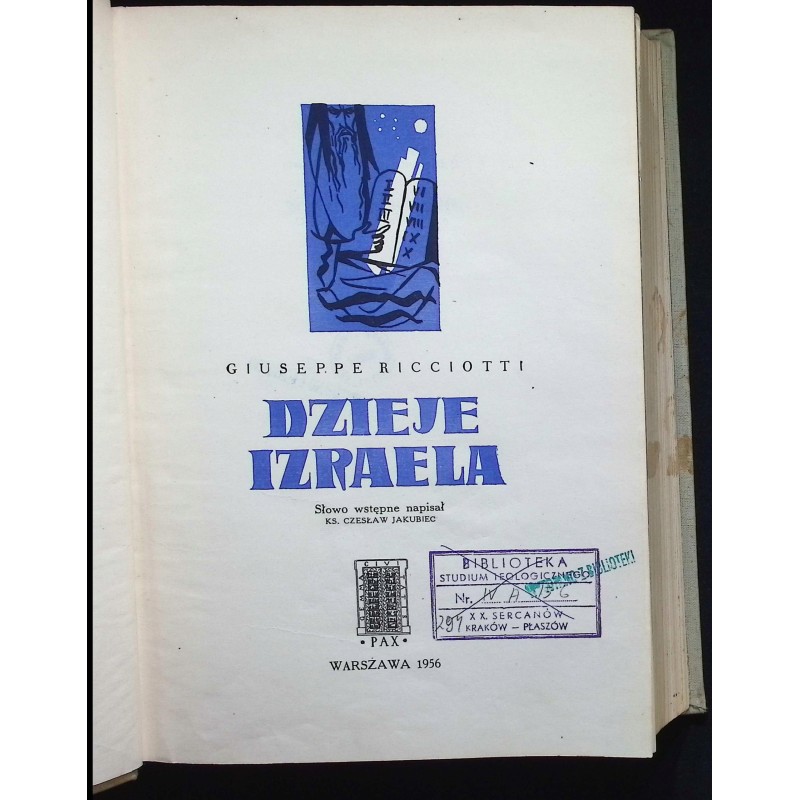 Dzieje Izraela Ricciotti