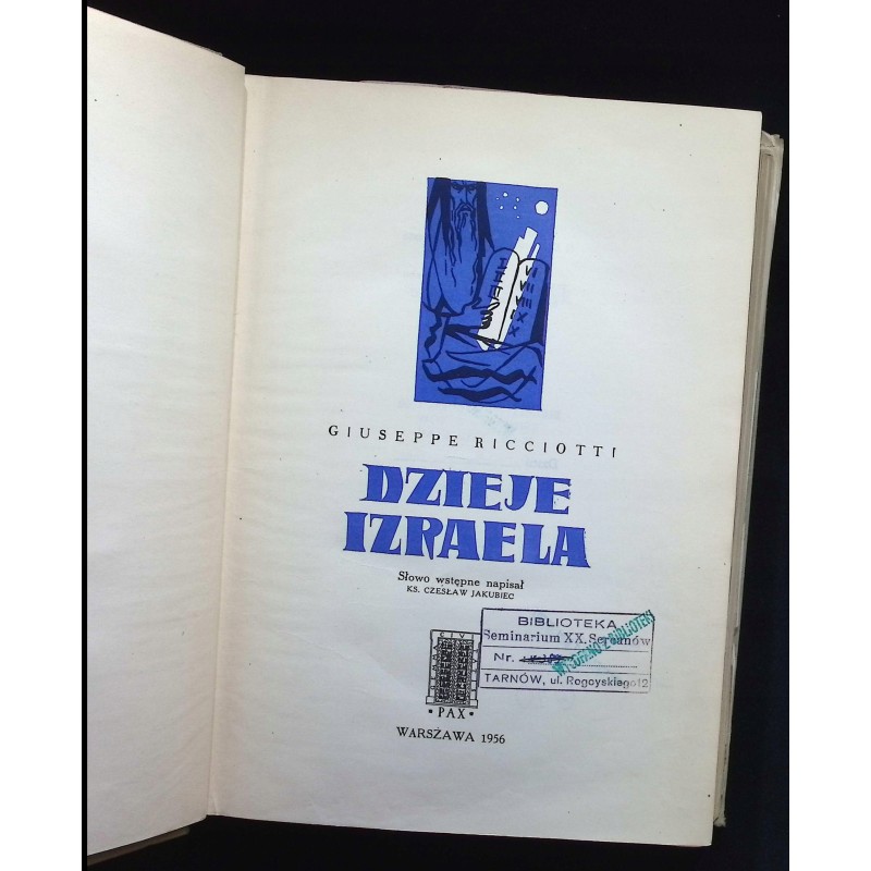 Dzieje Izraela Ricciotti