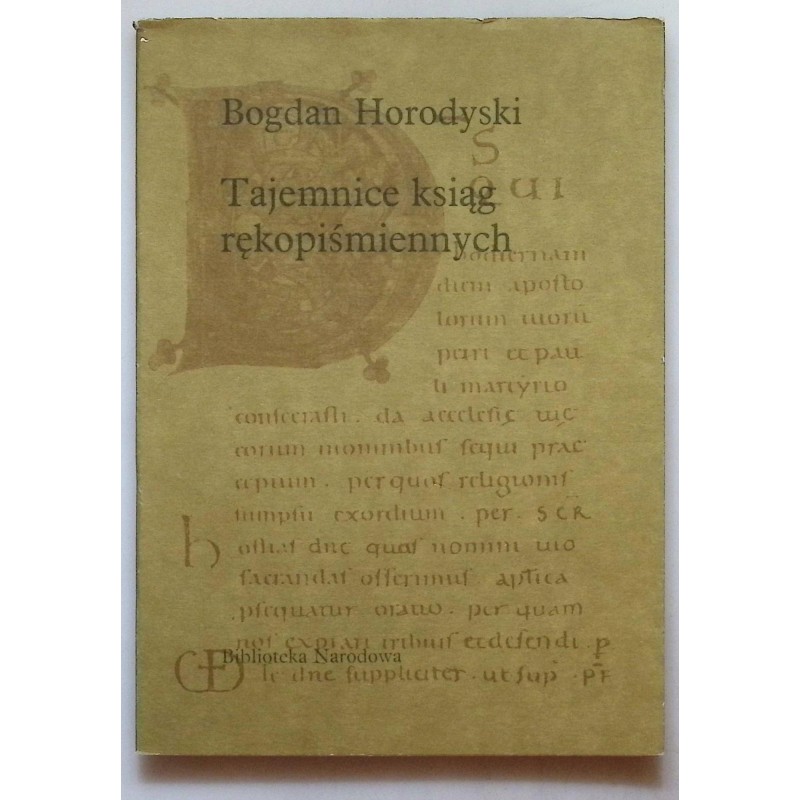 Tajemnice ksiąg rękopiśmiennych