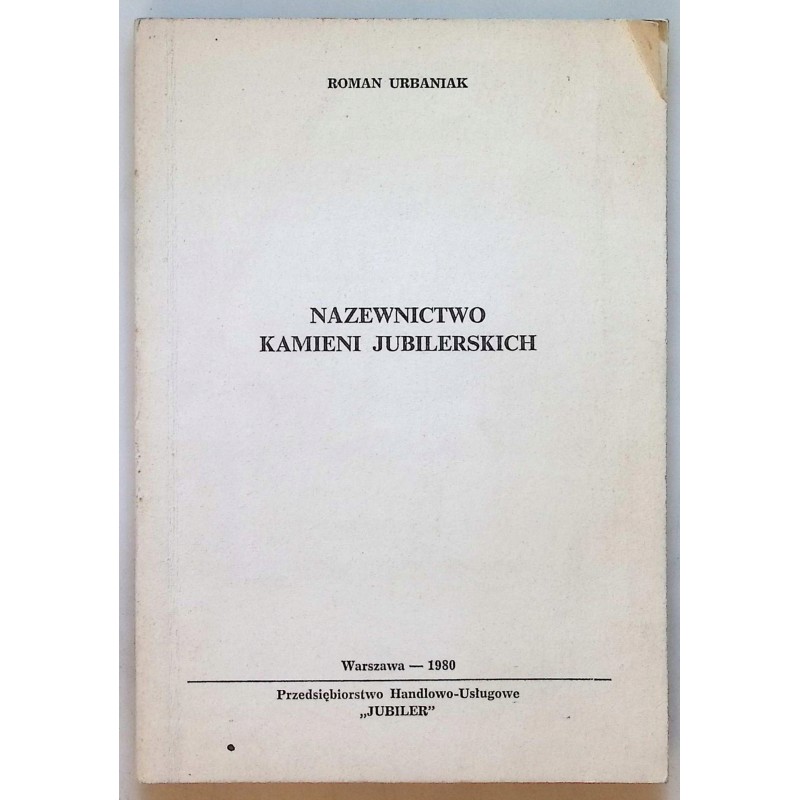 nazewnictwo kamieni jubilerskich Urbaniak