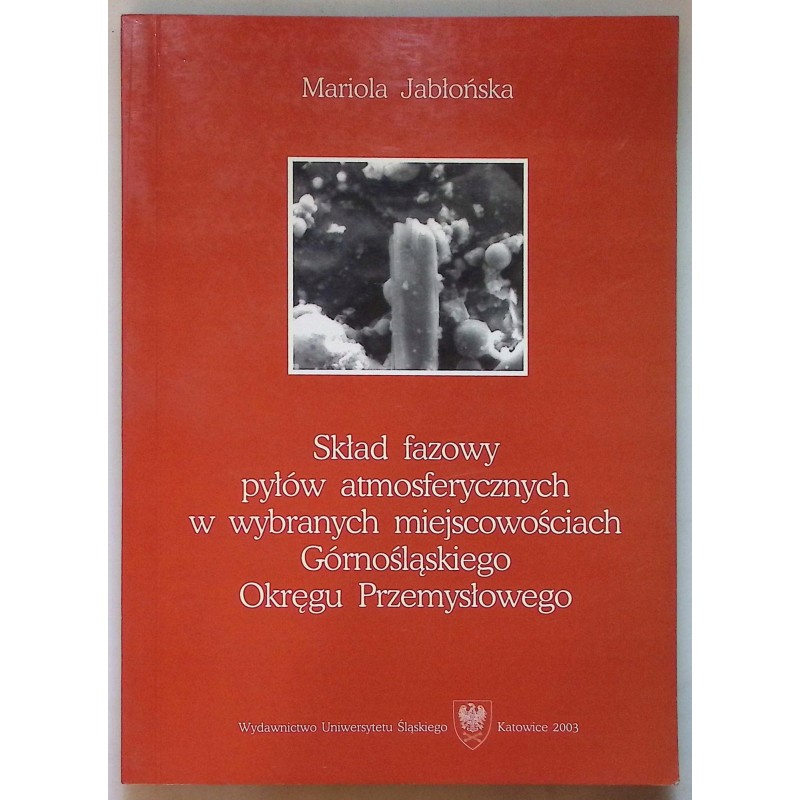 skład fazowy pyłów atmosferycznych