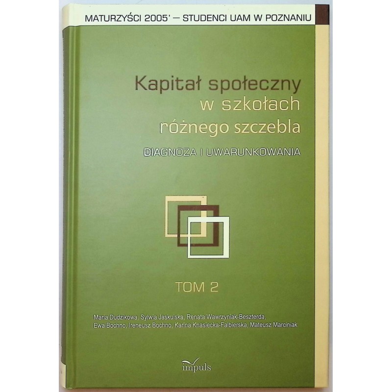 Kapitał społeczny w szkołach różnego szczebla