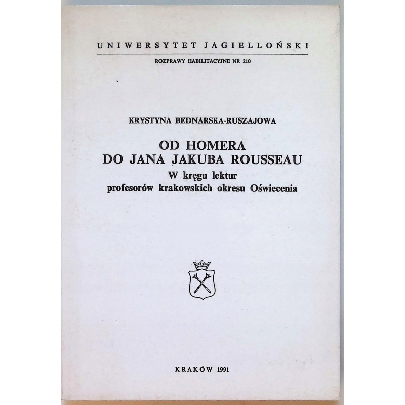 Od Homera do jana Jakuba Rousseau