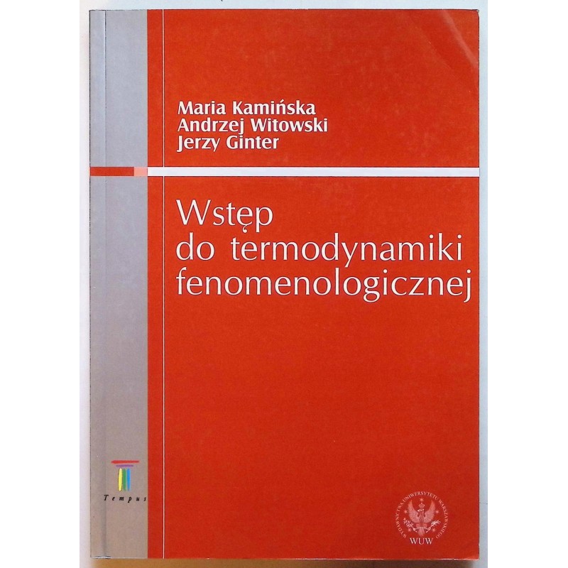 WSTĘP DO TERMODYNAMIKI FENOMENOLOGICZNEJ