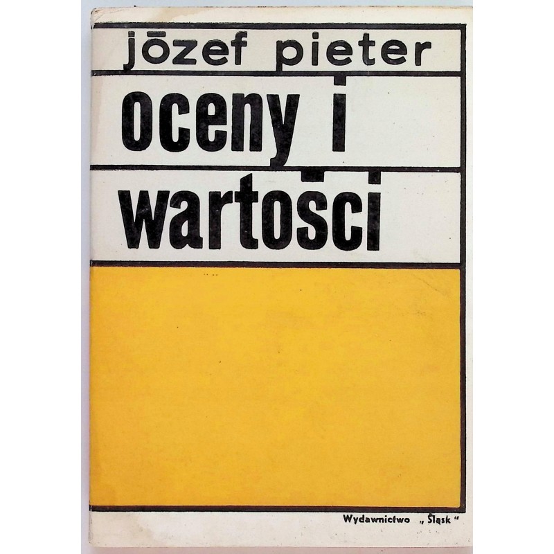 Oceny i wartości Józef Pieter