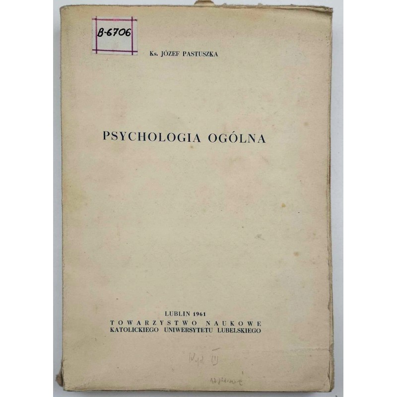 Psychologia ogólna Pastuszka