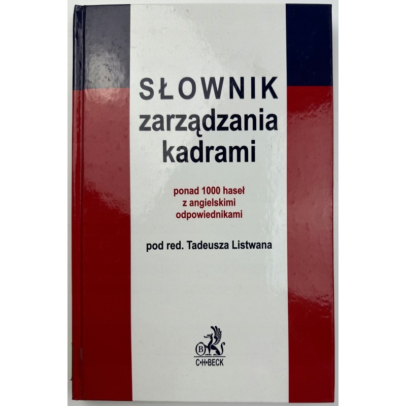 SŁOWNIK ZARZĄDZANIA KADRAMI LISTWAN