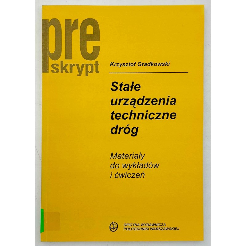 Stałe urządzenia techniczne dróg