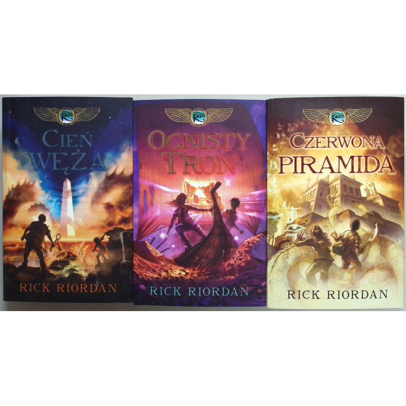 Kronika Rodu Kane tom 1-3 - Rick Riordan