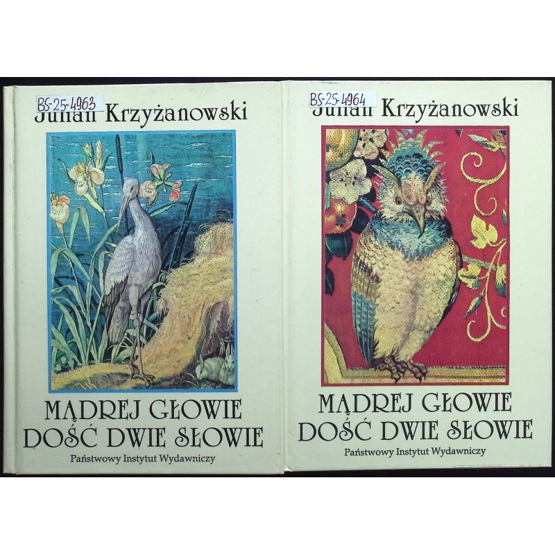 Mądrej głowie dość dwie słowie Tom 1-2