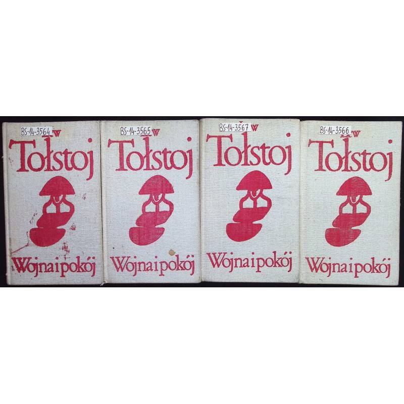 Wojna i pokój Zestaw tomów 1 - 4 Lew Tołstoj