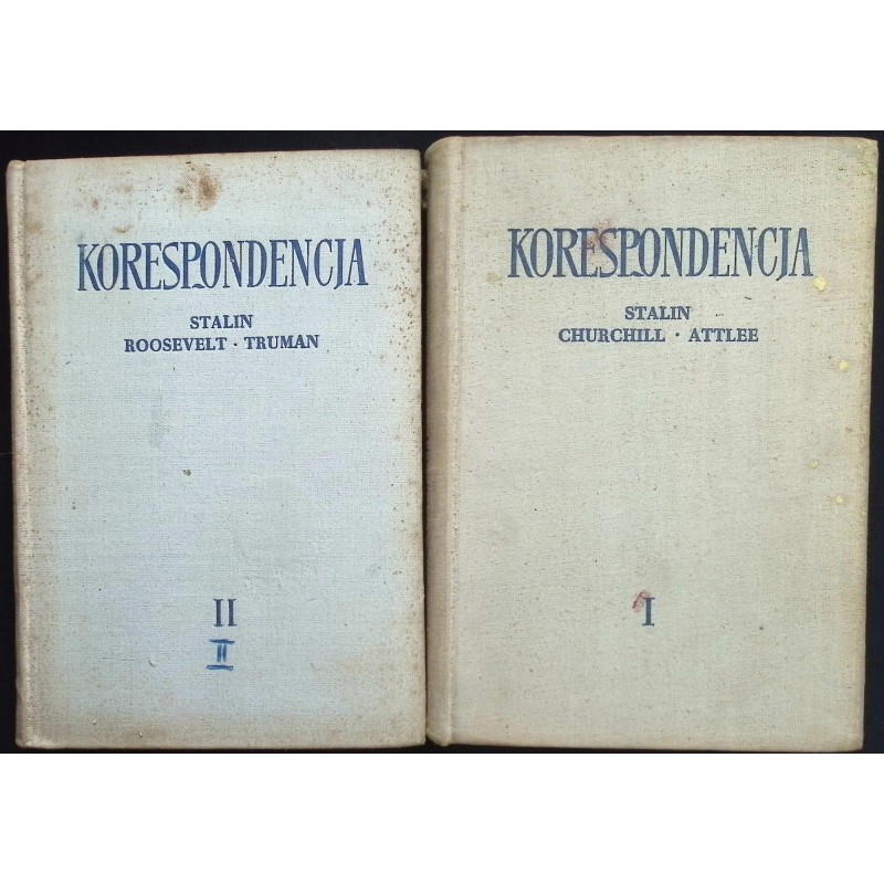 Korespondencja Stalin Churchill Attlee Tom 1 - 2