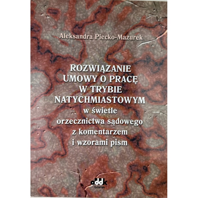 Rozwiązanie Umowy O Prace W Trybie Natychmiastowym