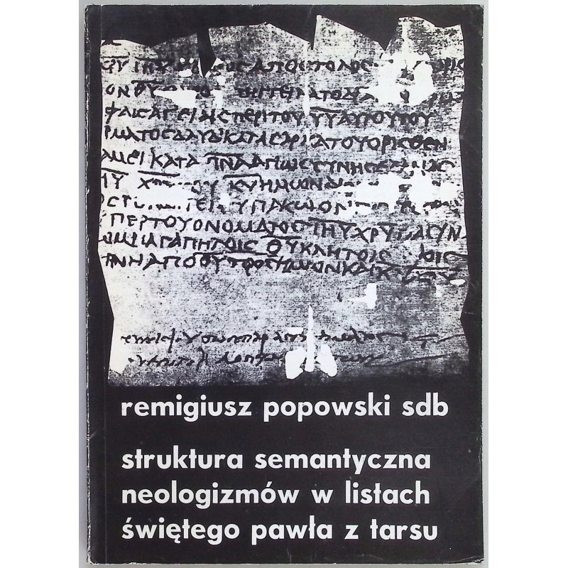 Struktura semantyczna neologizmów w listach świętego Pawła z tarsu