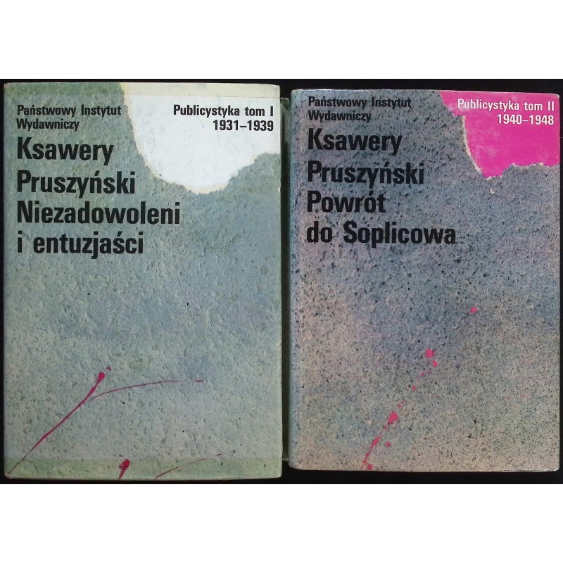 Publicystyka Ksawery Pruszyński Tom 1-2