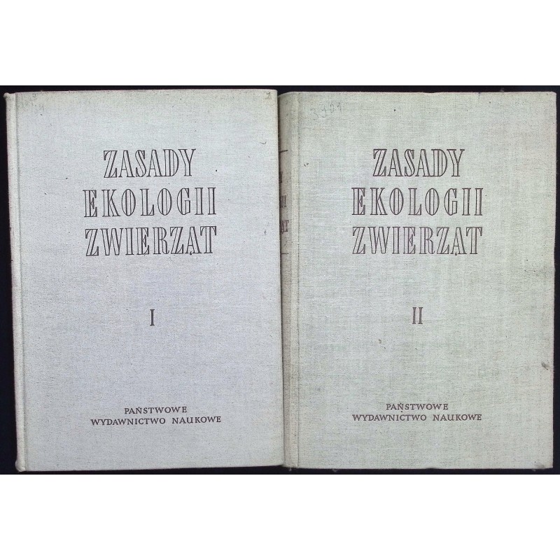 Zasady ekologii zwierząt Tom I i II W C Allee