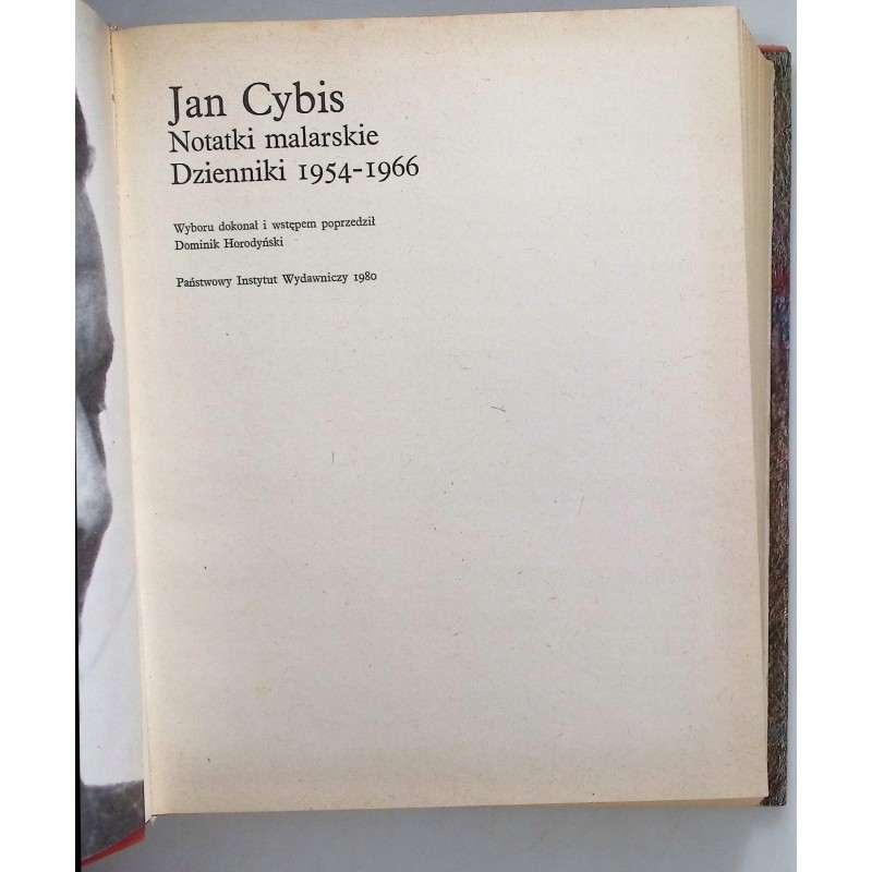 Notatki malarskie Jan Cybis