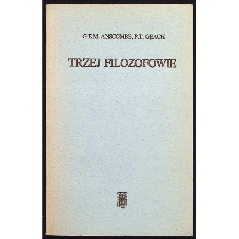 Trzej filozofowie Gertrude Elizabeth Margaret