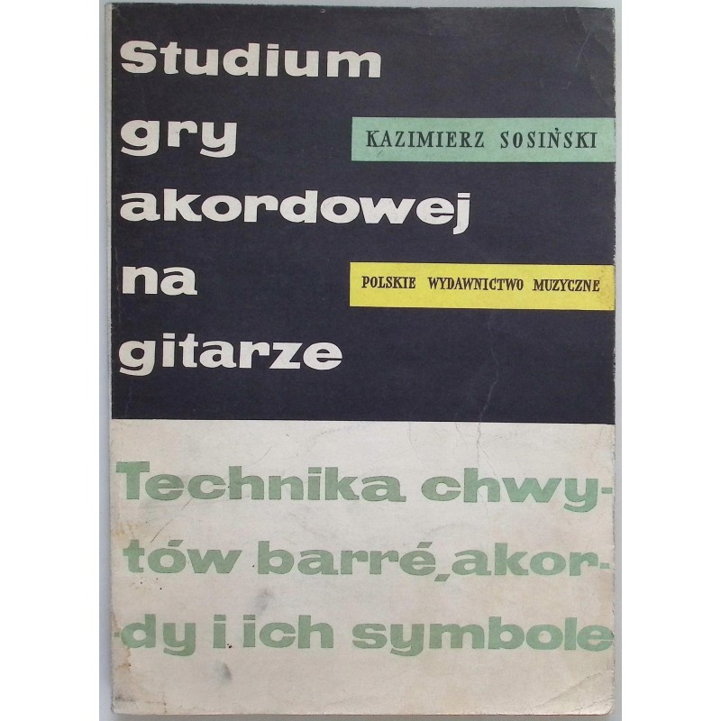 Studium gry akordowej na gitarze
