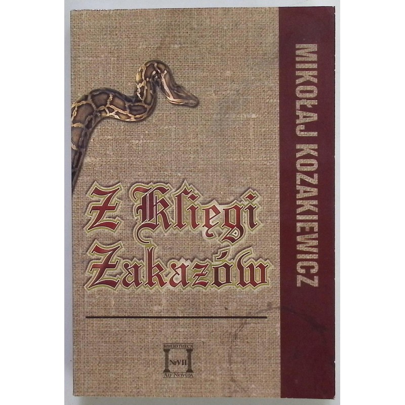 Z księgi zakazów Mikołaj Kozakiewicz