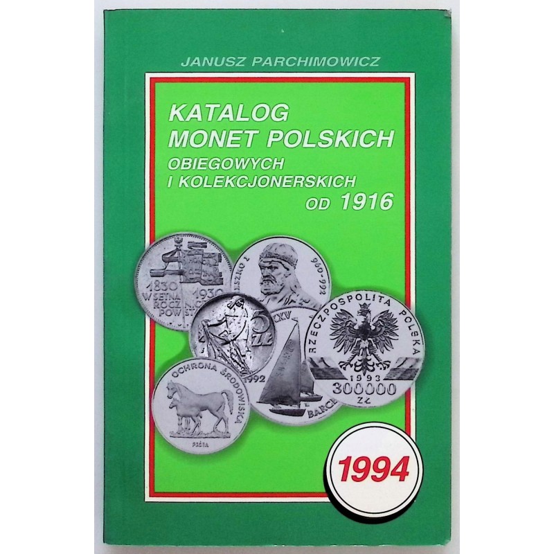 Katalog monet polskich 1994 J. Parchimowicz