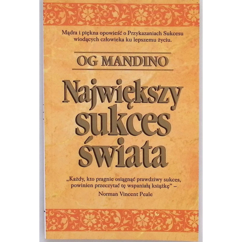 Największy sukces świata OG Mandino