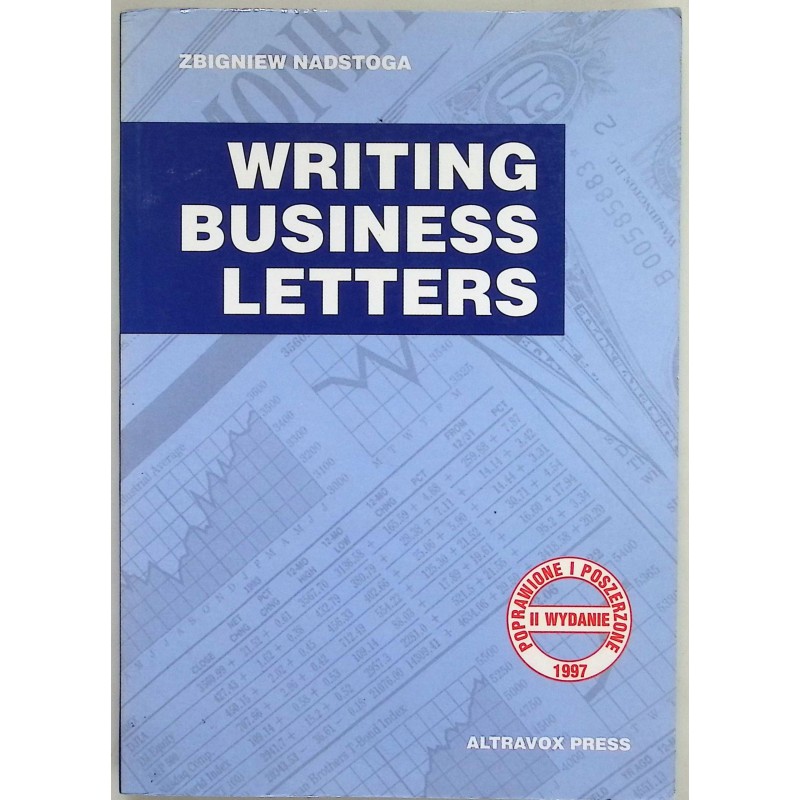 Writing Business Letters Nadstoga