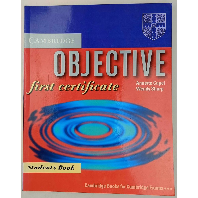 Objective first certificate Annette Capel