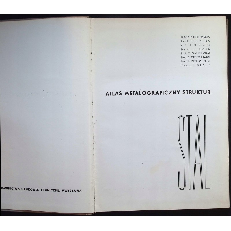 Atlas metalograficzny struktur Stal F. Staub